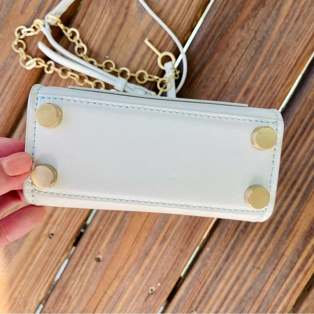 ZAC Zac Posen Amelia Embellished Leather Phone Crossbody Bag EUC - Picture 13 of 17